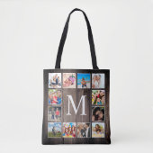 Tote Bag Photo de Custom Collage Rustic Farmhouse Family (Devant)