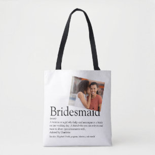 Tote Bag Photo de définition de demoiselle d'honneur Cadeau