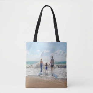 Tote Bag Photo de famille vacances d'été