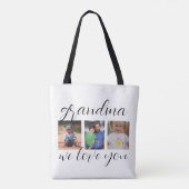 Tote Bag Photo de grand-mère (Dos)