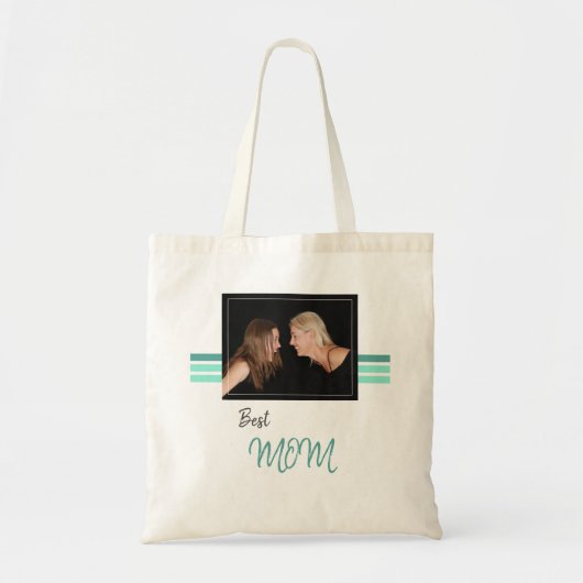 Tote Bag Photo de la Fête de la Mère de la Meilleure Maman (Devant)