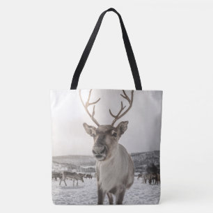 Tote Bag Photo de la nature des rennes