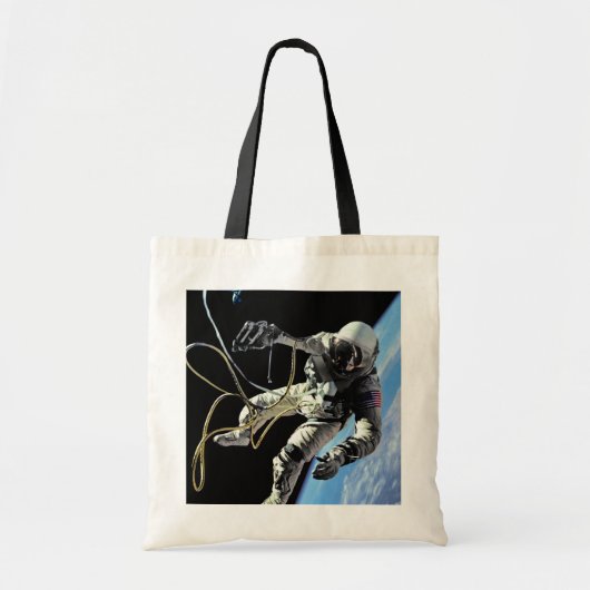 Tote Bag Photo de la première marche spatiale de l'astronau (Devant)
