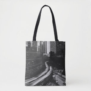 TOTE BAG PHOTO DE LA VILLE À L'ÉCHELLE GRAPHIQUE