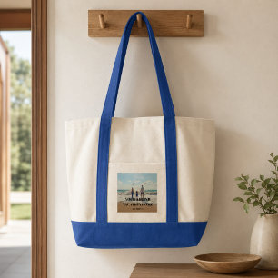 Tote Bag Photo de location de vacances accueillant des invi