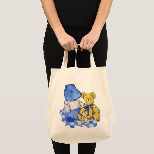 Tote Bag photo de l'ours en peluche (Devant (produit))