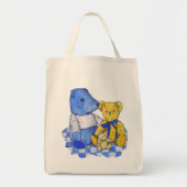 Tote Bag photo de l'ours en peluche (Devant)