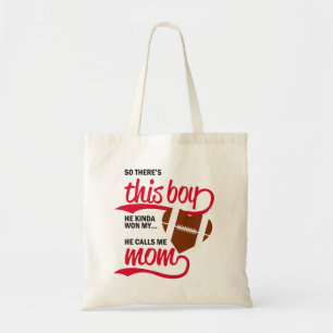 Tote Bag Photo de maman de baseball fière
