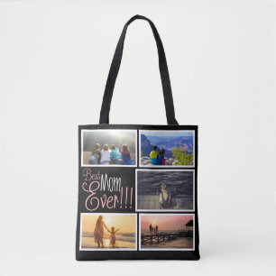 Tote Bag Photo de maman du jour de mère la meilleure jamai