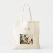 Tote Bag Photo de Noël simple et moderne | Joyeuses vacance (Devant)