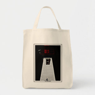 Tote Bag Photo de phare et de corneille sur fourre-tout