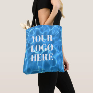 Tote Bag Photo de piscine Aqua Blue pour votre logo