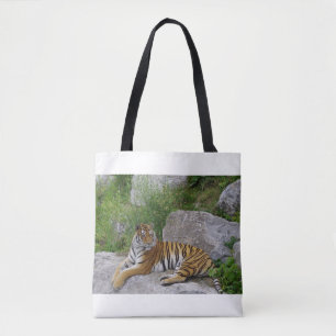 Tote Bag Photo de portrait d'un tigre de Sibérie