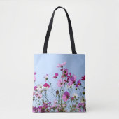 Tote Bag Photo de prairie rose et pourpre (Devant)