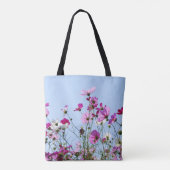 Tote Bag Photo de prairie rose et pourpre (Dos)