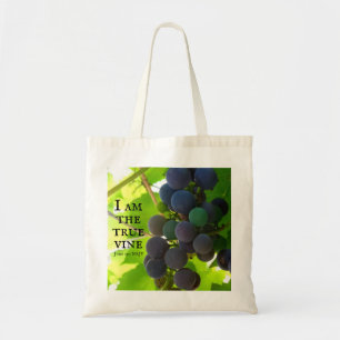 Tote Bag Photo de Raisins Violets Évangile des Versets de l