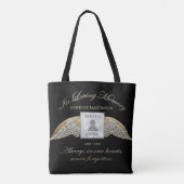 Tote Bag Photo de souvenir de mémoire aimante (Dos)