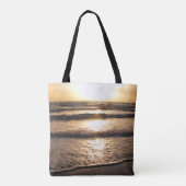 Tote Bag Photo de vue de plage de lever de soleil (Dos)