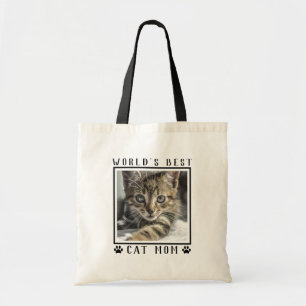 Tote Bag Photo d'empreintes de pattes de la meilleure maman