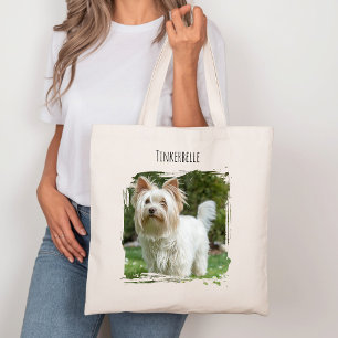 Tote Bag Photo Dog Pet avec nom