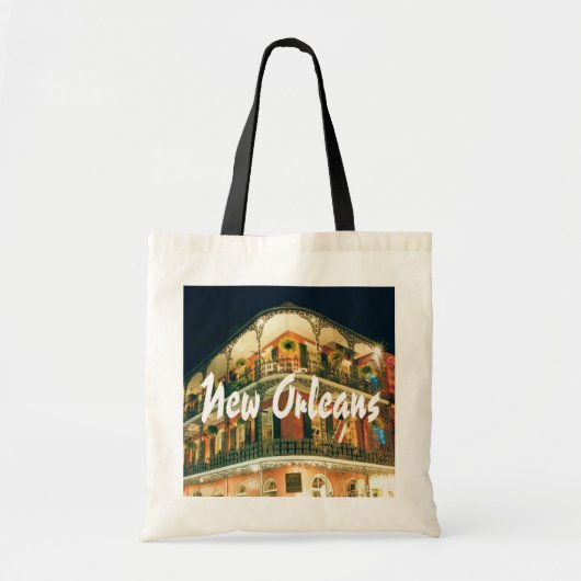 Tote Bag Photo du bâtiment du quartier français de la Nouve (Devant)