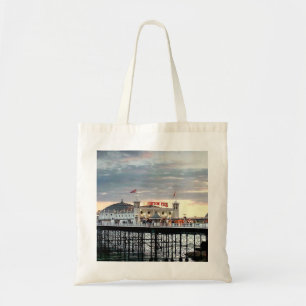 Tote Bag Photo du coucher de soleil de Brighton Pier