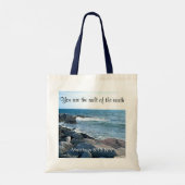 Tote Bag Photo du sel marin de la Bible de la Terre Verse (Dos)