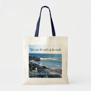 Tote Bag Photo du sel marin de la Bible de la Terre Verse