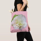 Tote Bag Photo d'une fleur d'hibiscus changeable (De près)