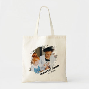 Tote Bag Photo encadré d'un coup de pinceau pour le meilleu