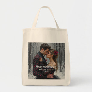 Tote Bag Photo et nom personnalisés de la Saint-Valentin