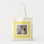 Tote Bag Photo Famille Moderne Jaune Simple Jolie Cadeau (Devant)