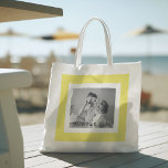 Tote Bag Photo Famille Moderne Jaune Simple Jolie Cadeau<br><div class="desc">Photo Famille Moderne Jaune Simple Jolie Cadeau</div>