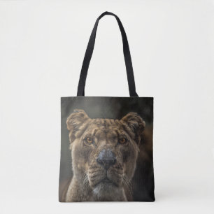 Tote Bag PHOTO FOCALE SÉLECTIVE DE L'OURS Brown PENDANT LA