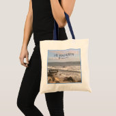 Tote Bag Photo Ocean Avec Écriture Résurrection Pâques (Devant (produit))