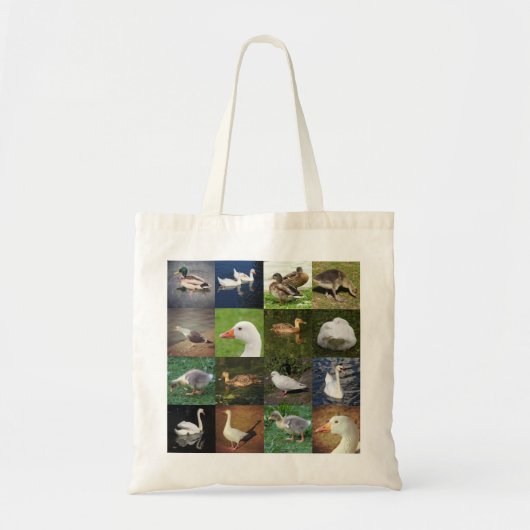 Tote Bag Photo Patchwork - Oiseaux (Devant)