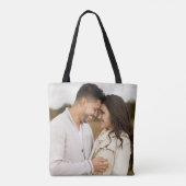 Tote Bag Photo personnalisé Mariage Bride Personnalisé  (Dos)