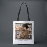 Tote Bag Photo personnalisée 2 côté<br><div class="desc">Photo douce d'une jeune fille embrassant son chien bien-aimé. Remplacez cette photo avec espace réservé par votre propre photo sur n'importe quel sujet. Parfait pour les animaux de compagnie,  photos de famille,  jeunes mariés,  BFF'S et plus !</div>
