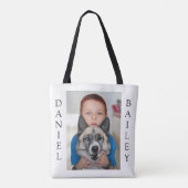 Tote Bag Photo personnalisée 2 côté (Dos)