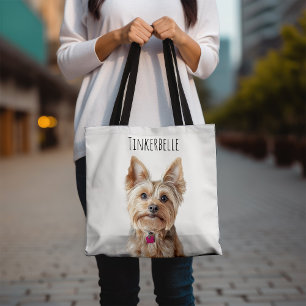 Tote Bag Photo personnalisée à deux faces pour animal de co