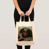 Tote Bag Photo personnalisée Couverture du magazine de fête (Devant (produit))