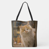 Tote Bag Photo Personnalisée de chat pour animaux de compag (Dos)
