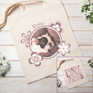 Tote Bag Photo personnalisée de la maman du chien Retro