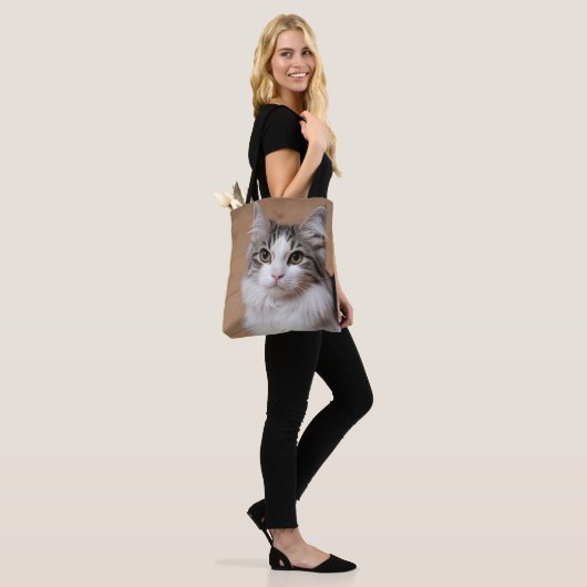 Tote Bag Photo personnalisée de l'Amoureux des chats (Sur le modèle)