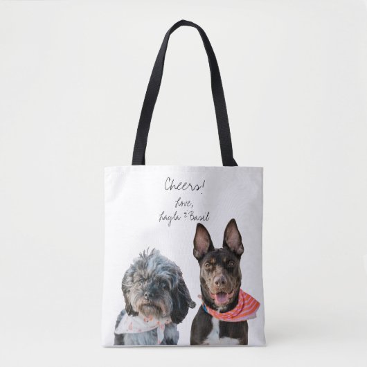 TOTE BAG PHOTO PERSONNALISÉE FOURRE-TOUT (Devant)
