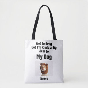 Tote Bag Photo personnalisée sur mesure de maman chien anim