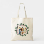 Tote Bag Photo personnelle de Floral Frame Double-Sided (Dos)