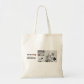 Tote Bag Photo & Texte Moderne Coeur Rouge Mère Cadeau (Devant)