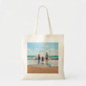 Tote Bag Photo vacances d'été sur la plage de la famille (Devant)