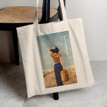 Tote Bag Photographe Full Simple<br><div class="desc">Un simple modèle de design photo personnalisé dans un style minimaliste moderne qui peut être facilement mis à jour avec votre photo et vos coordonnées. Le design photographique parfait pour un photographe, un designer ou toute personne à la recherche d'un design photo!</div>